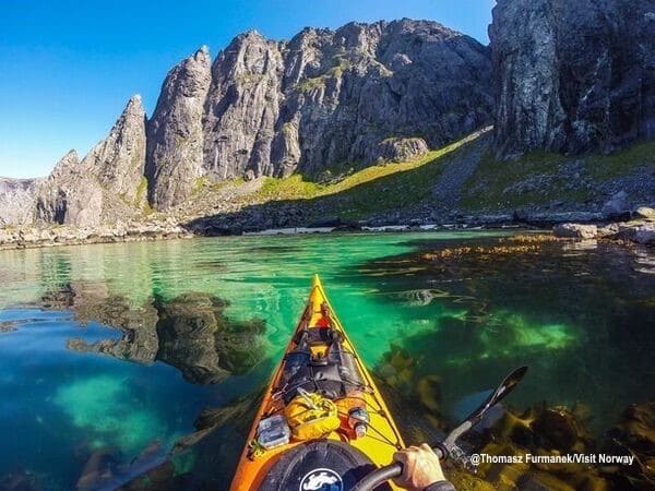 Kajaken_Lofoten im Sommer