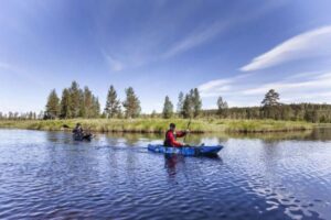 Kajaktour Morgan&Frank - Lappland-Urlaub | Pieoer Erlebnisreisen