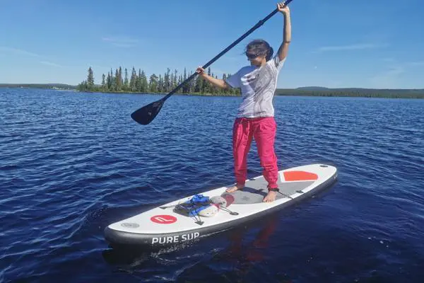 StandUp Paddeling - Aktivurlaub Schwedisch Lappland | Pieper Erlebnisreisen