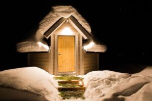 Eingang Sky cabin
