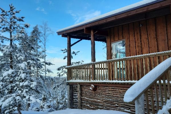 Felsenhaus im Winter
