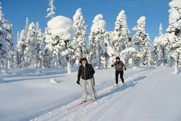 Skiwandern in Finnland