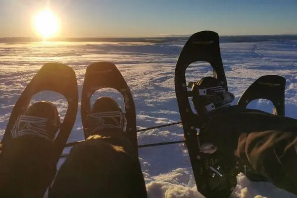 Schneeschuh-Wanderung - Lappland Reisen bei Freunden | Pieper Erlebnisreisen