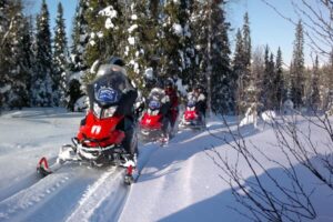 Motorschlittentour
