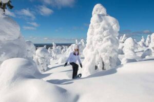 Schneeschuhwanderung Finnland