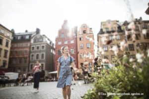 Spaziergang in der Altstadt von Stockholm