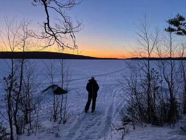 Foto Sonnenuntergang in Nordschweden | Pieper Erlebnisreisen